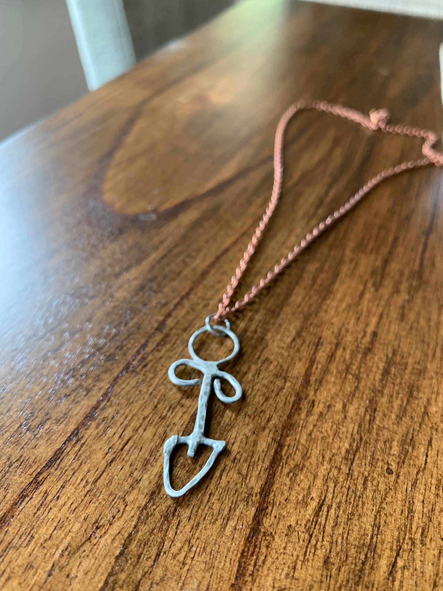 Abstract Sterling Silver Sigil Pendant Fertility Abundance Charm Totem Necklace Jewelry Gift