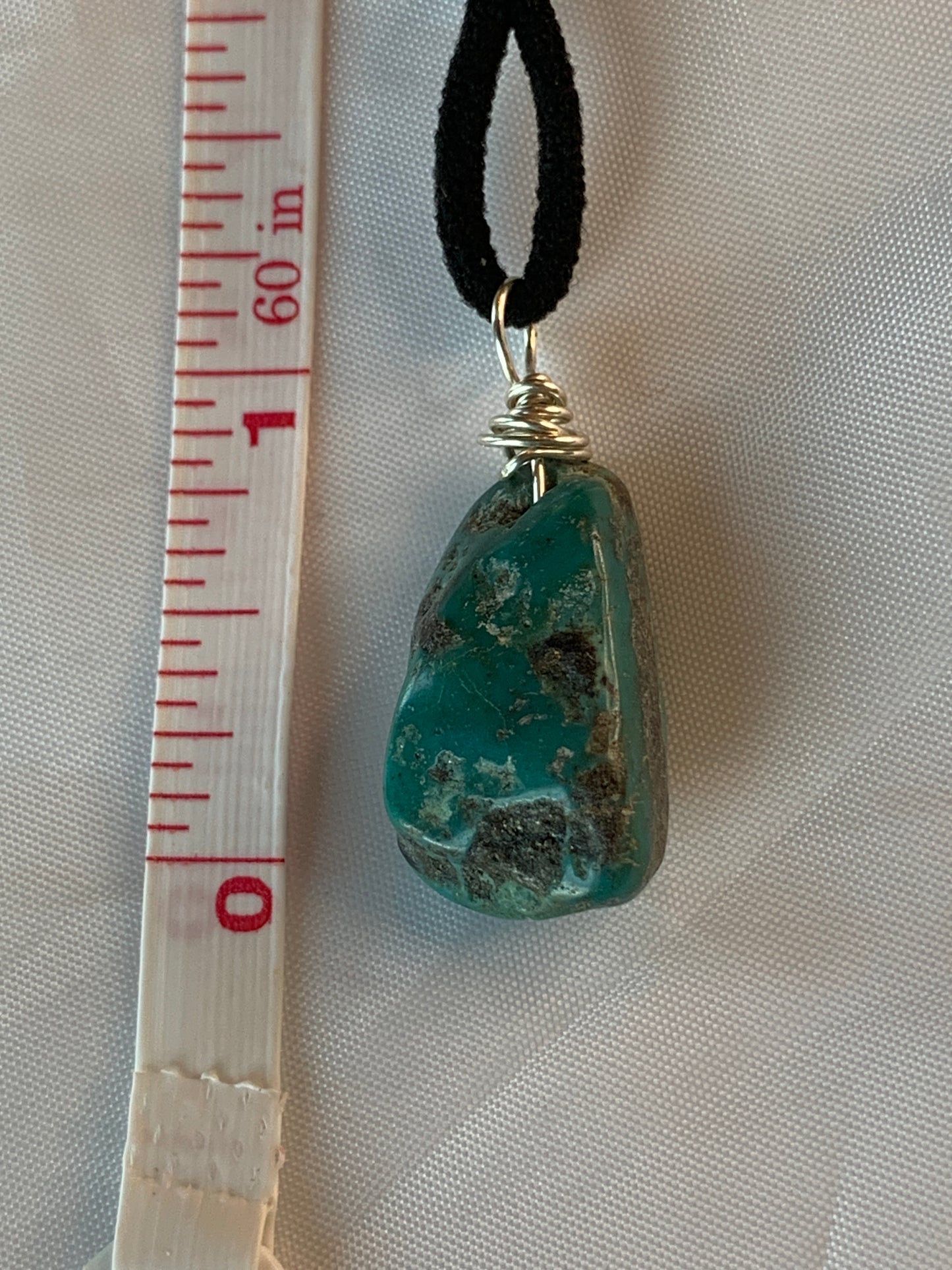 Sterling Silver Mexican Turquoise Minimalist Necklace