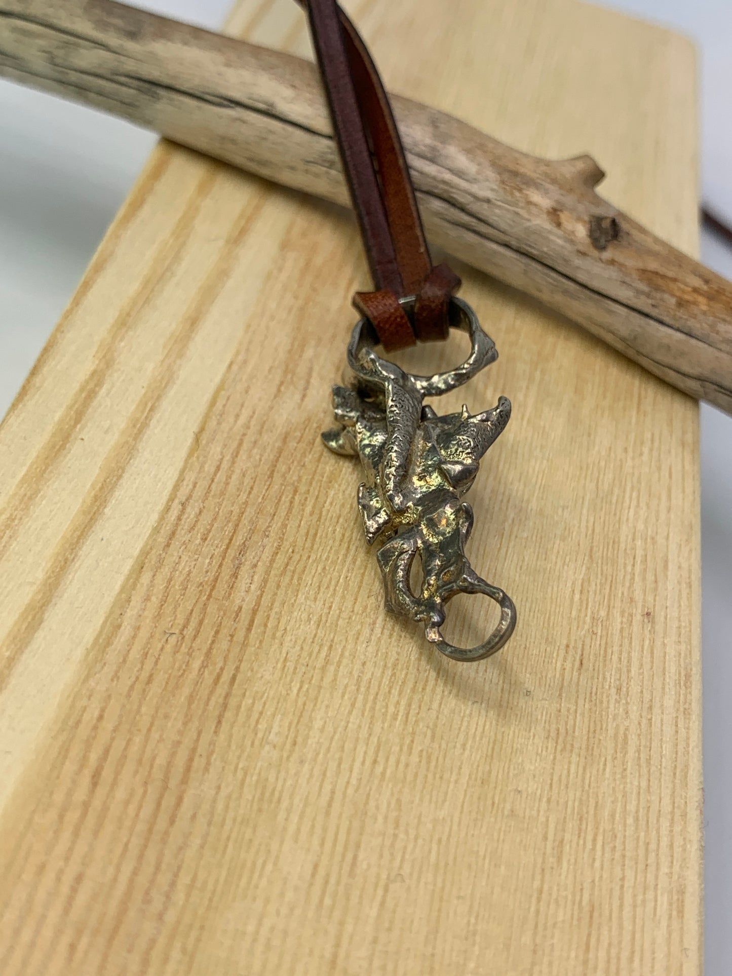 Fused Geometric Sigil Viking Pendant Sterling Silver Jewelry